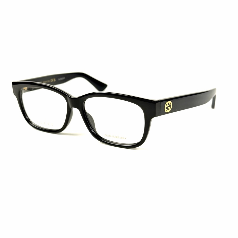 GUCCI GG1341O 001 Black Authentic 55 mm Eyeglasses NWT